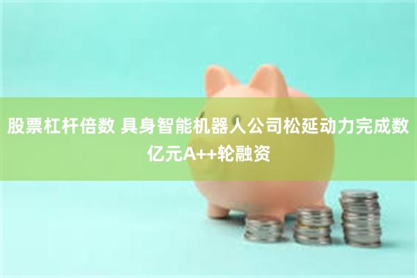 股票杠杆倍数 具身智能机器人公司松延动力完成数亿元A++轮融资
